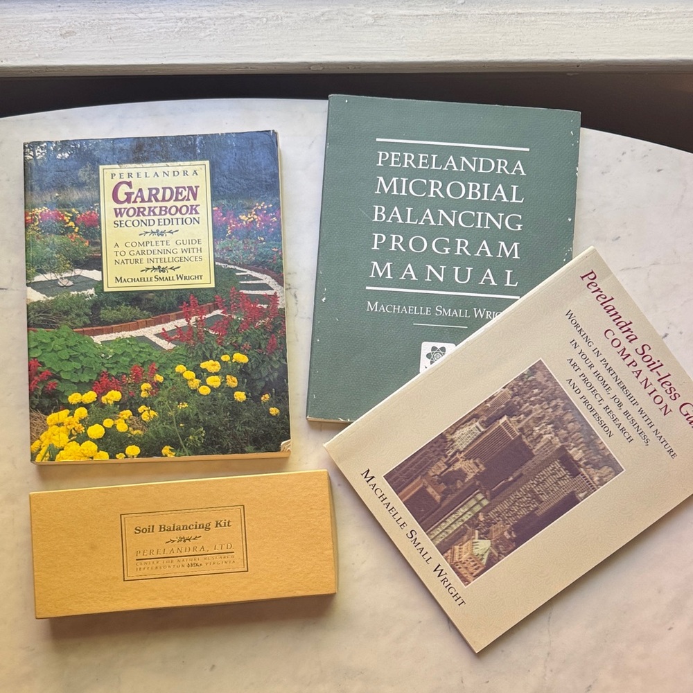 Flower essence Perelandra Garden Workbook and Manuals Set